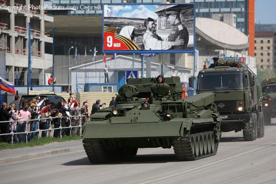 People, Person, Human, Army, Tank, Vehicle, Military