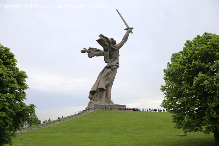 Conifer, Fir, Plant, Tree, Monument, Art, Sculpture