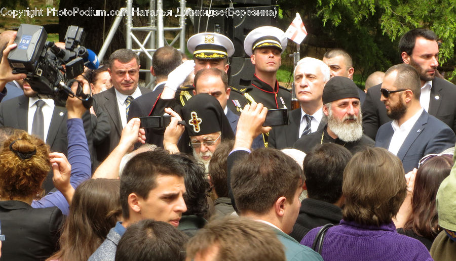 People, Person, Human, Crowd, Clothing, Overcoat, Suit
