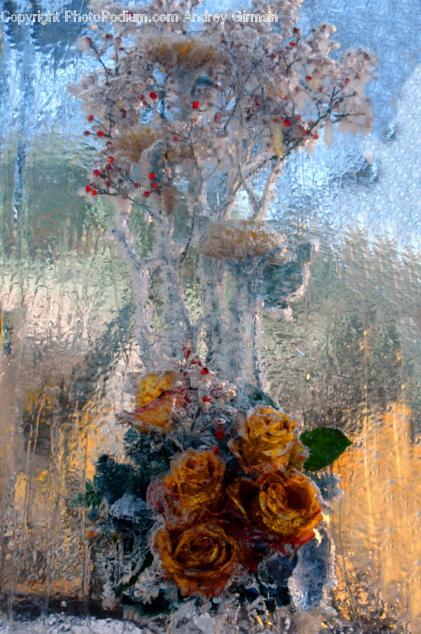 Art, Flower, Flower Arrangement, Flower Bouquet, Modern Art, Rock, Accessories