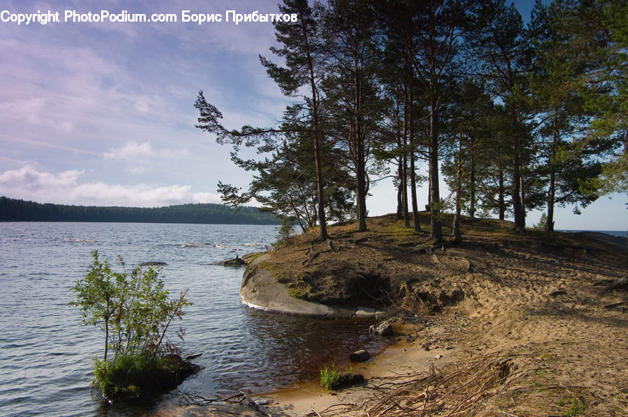 Lake, Outdoors, Water, Coast, Cove, Sea, River