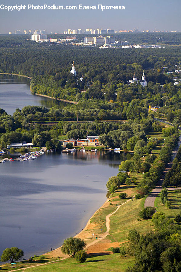 Landscape, Nature, Scenery, Garden, Aerial View, Park, Countryside