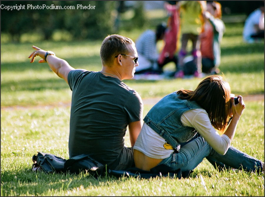 Human, People, Person, Field, Grass, Grassland, Plant