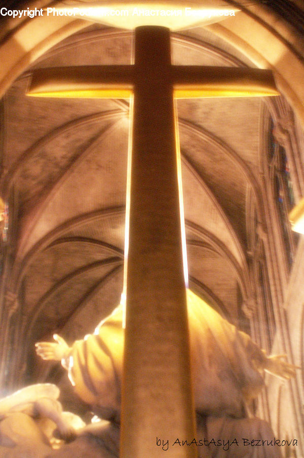 Column, Pillar, Ancient Egypt, Crypt