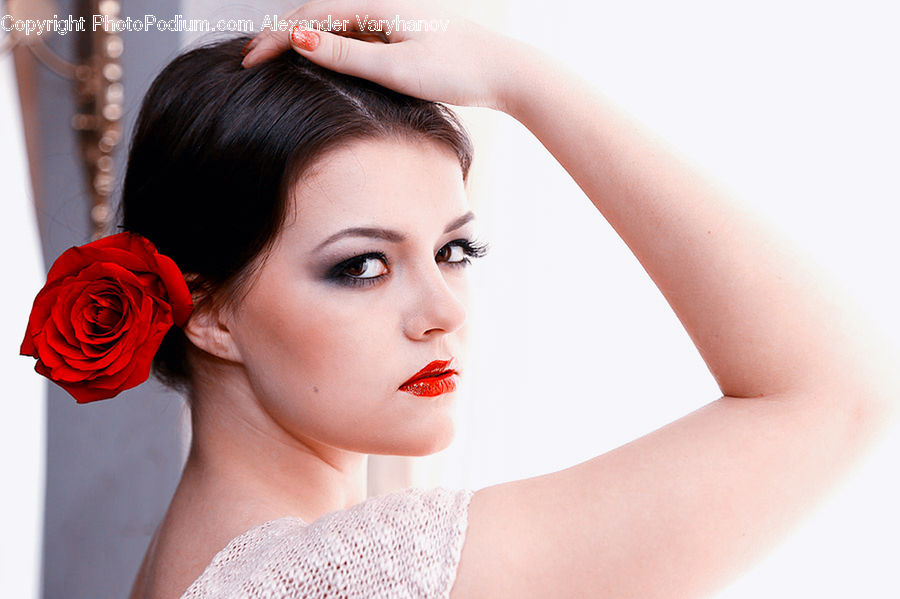 People, Person, Human, Braid, Hair, Blossom, Flower