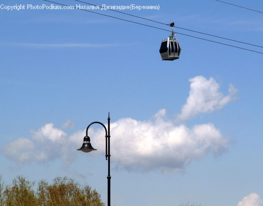Cable Car, Trolley, Vehicle, Brass Section, Lighting, Architecture, Spire