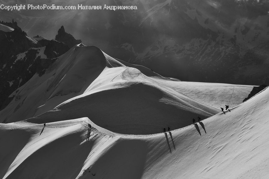 Alps, Crest, Mountain, Peak, Outdoors, Sand, Soil