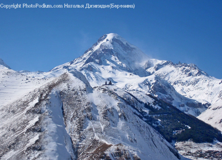 Crest, Mountain, Outdoors, Peak, Mountain Range, Arctic, Glacier