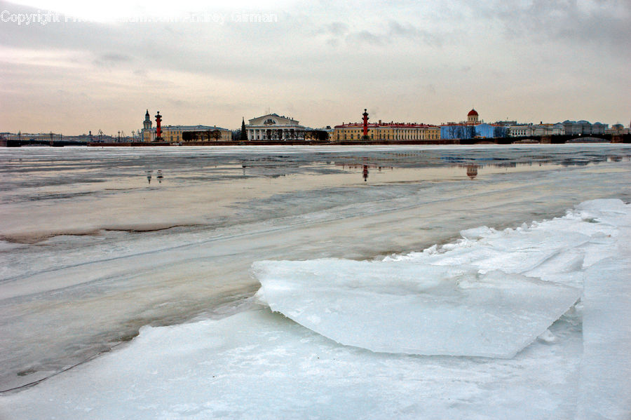 Beach, Coast, Outdoors, Sea, Water, Arctic, Ice