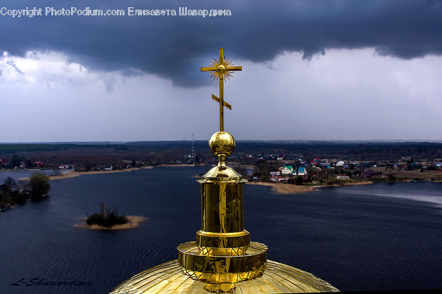 Trophy, Architecture, Spire, Steeple, Tower, Beacon, Building
