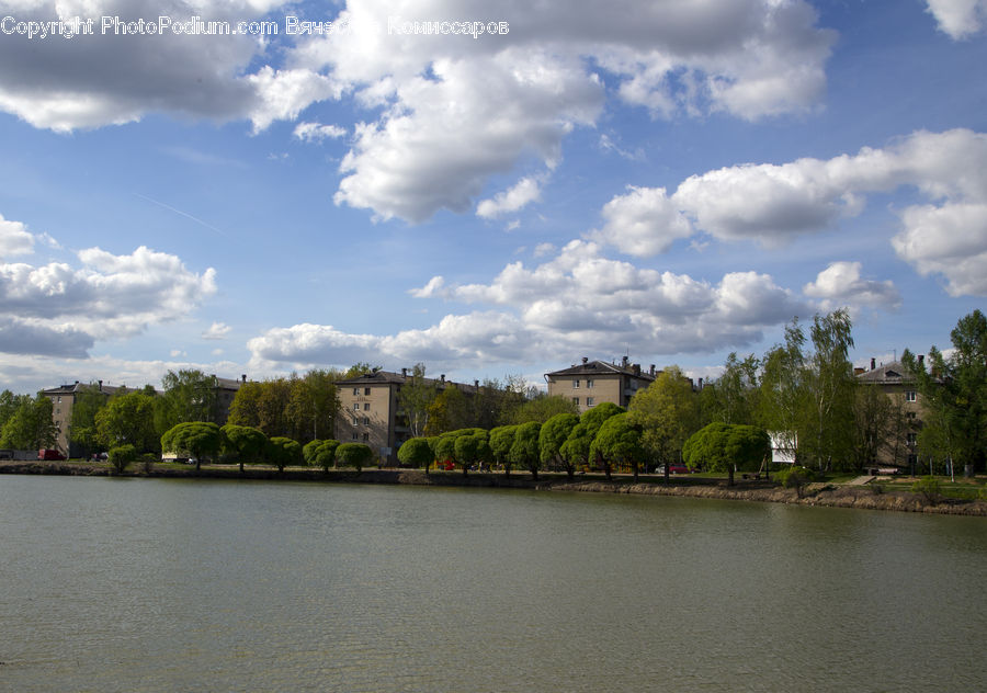 Cloud, Cumulus, Sky, Lake, Outdoors, Water, Azure Sky