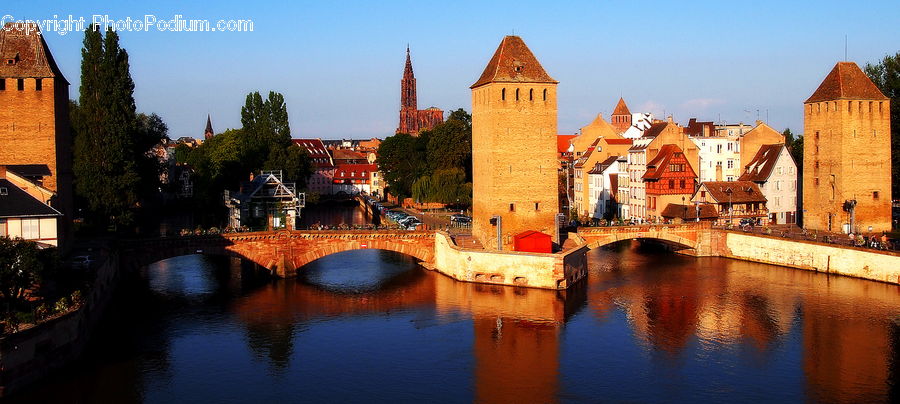Architecture, Castle, Fort, Building, Downtown, Town, Cathedral