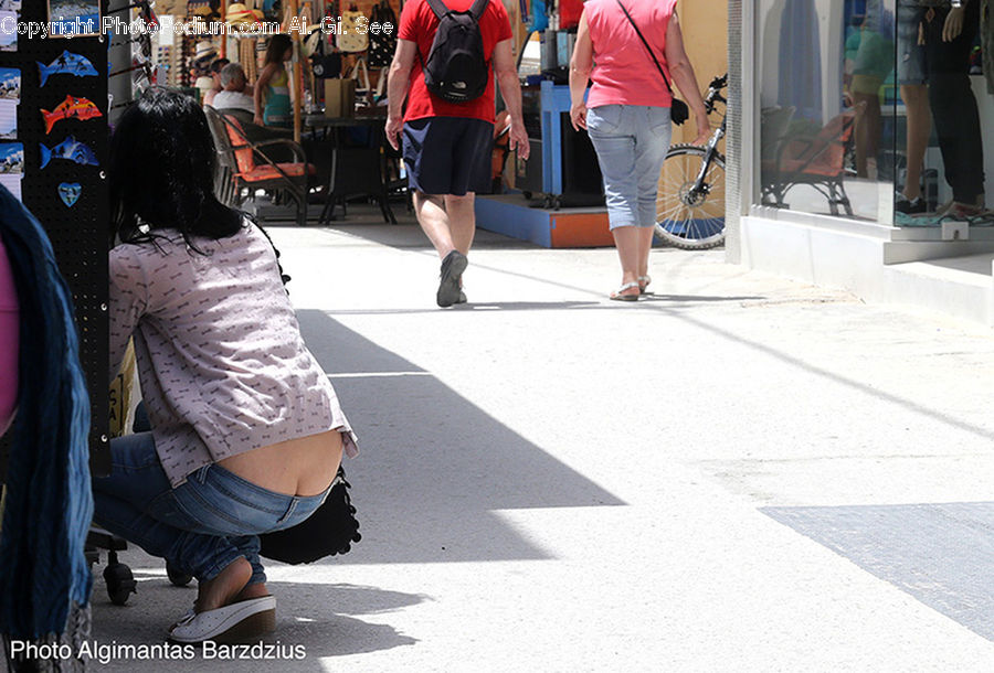 Human, People, Person, Shorts, Boardwalk, Path, Pavement