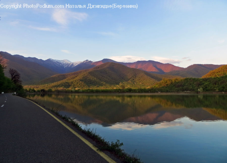 Lake, Outdoors, Water, Dawn, Dusk, Sky, Sunrise