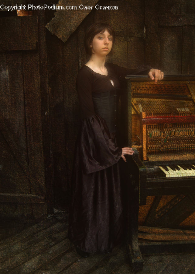 People, Person, Human, Grand Piano, Musical Instrument, Piano, Robe