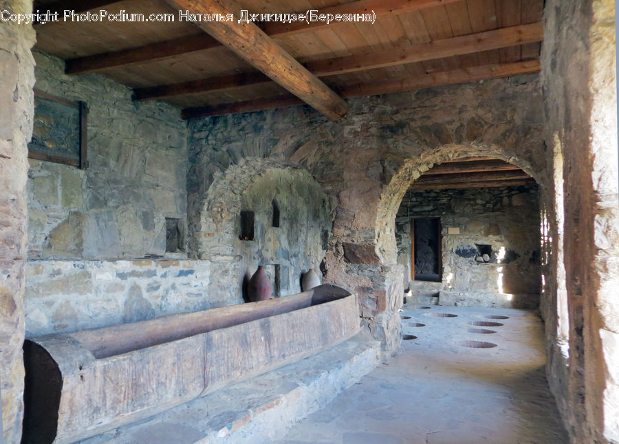 Ancient Egypt, Castle, Fort, Patio, Ruins, Corridor, Crypt