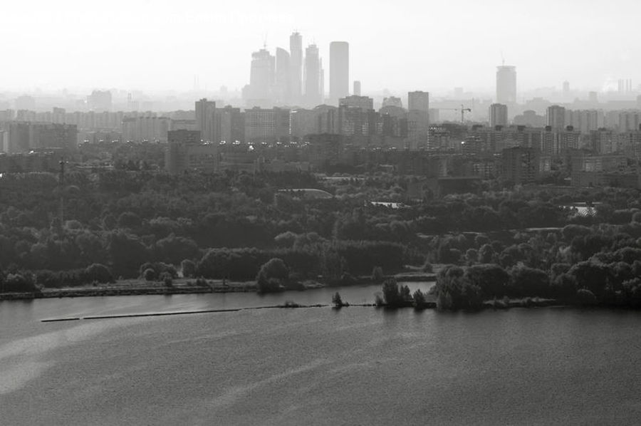 City, Downtown, Urban, Building, Town, Neighborhood, Intersection
