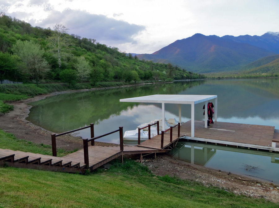 Dock, Landing, Pier, Landscape, Nature, Scenery, Hotel