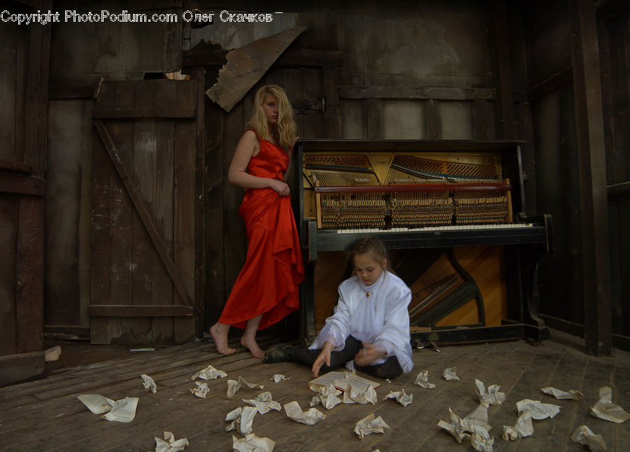 People, Person, Human, Bench, Rubble, Robe, Hearth