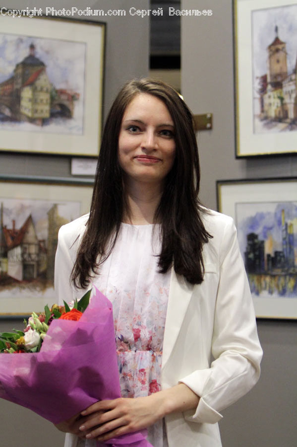 People, Person, Human, Flower, Flower Arrangement, Flower Bouquet, Blouse