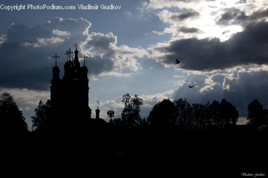 Architecture, Bell Tower, Clock Tower, Tower, Cloud, Cumulus, Sky