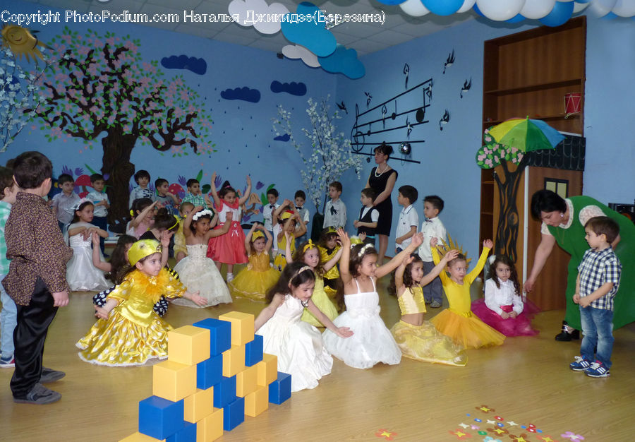 Human, People, Person, Kindergarten, Apparel, Clothing, Dance