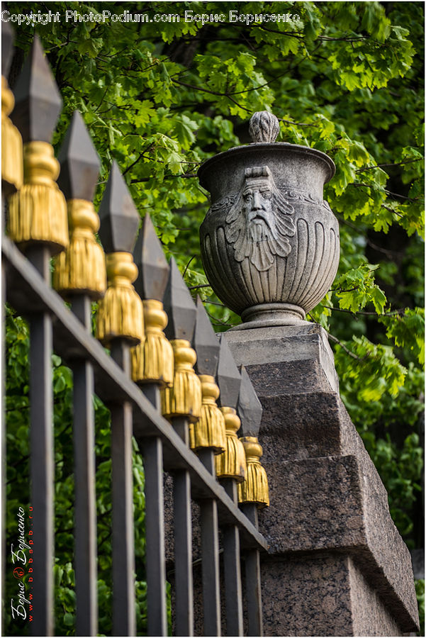 Buddha, Person, Shrine, Temple, Plant, Potted Plant, Banister
