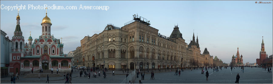 Architecture, Downtown, Plaza, Town Square, Cathedral, Church, Worship