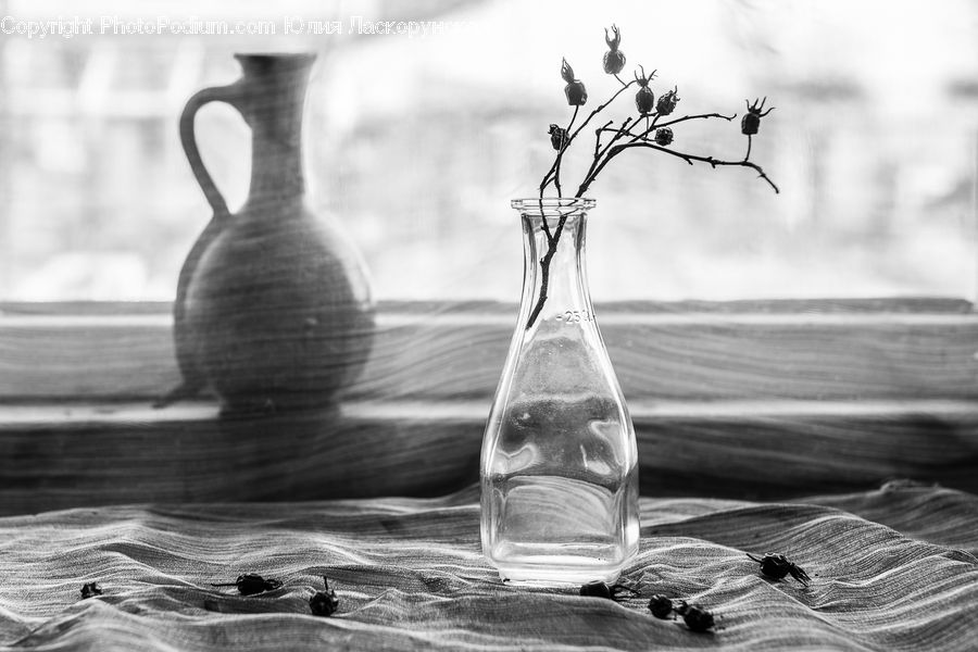 Bottle, Barbed Wire, Wire, Jar, Porcelain, Vase, Blossom