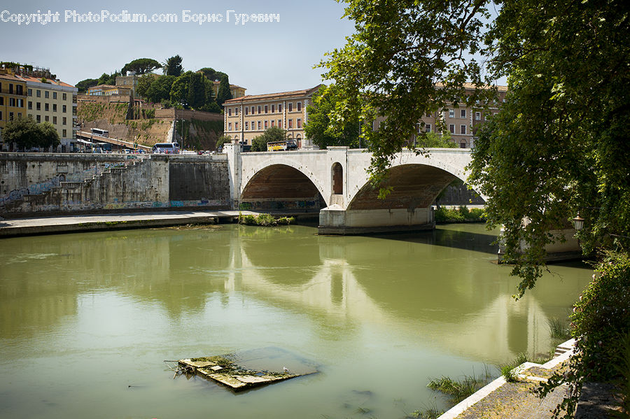 Bridge, Castle, Ditch, Fort, Moat, Canal, Outdoors