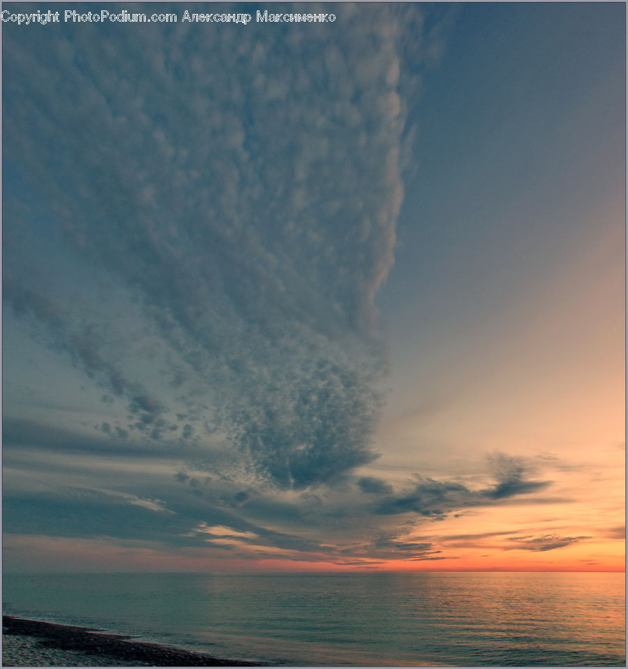 Azure Sky, Cloud, Outdoors, Sky, Dawn, Dusk, Sunrise