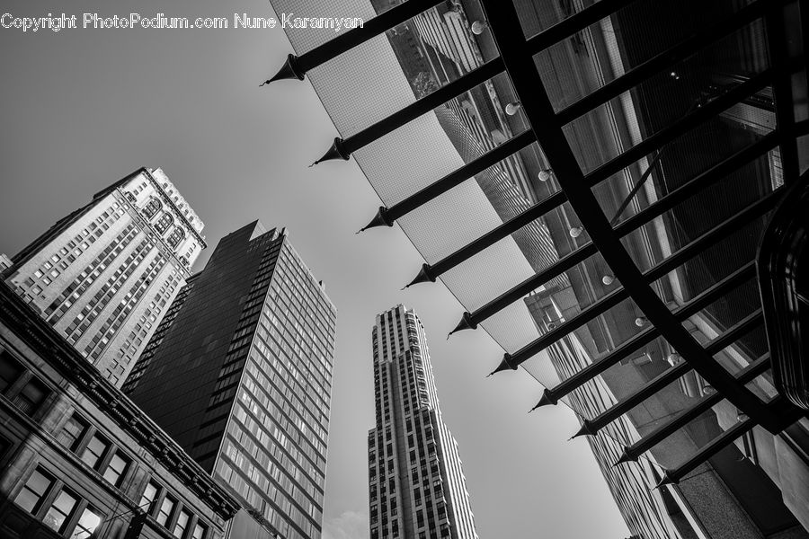 Architecture, City, Downtown, High Rise, Skyscraper, Building, Urban