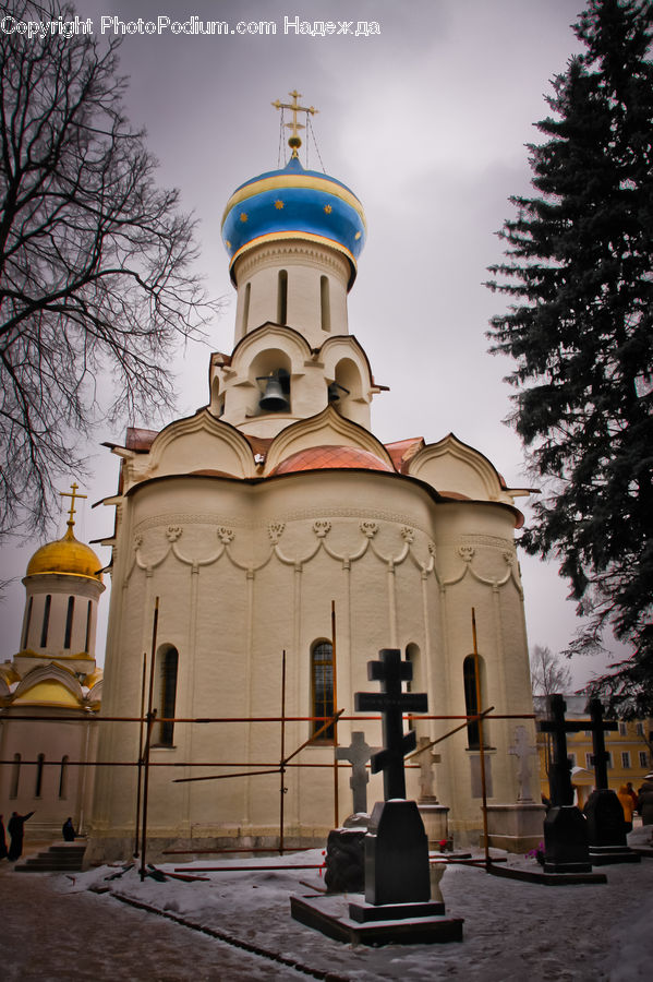 Architecture, Housing, Monastery, Bell Tower, Clock Tower, Tower, Cross