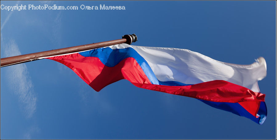 Emblem, Flag, Pole