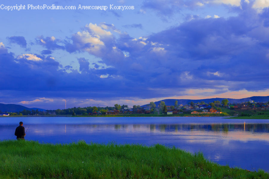 Azure Sky, Cloud, Outdoors, Sky, Cumulus, Landscape, Nature
