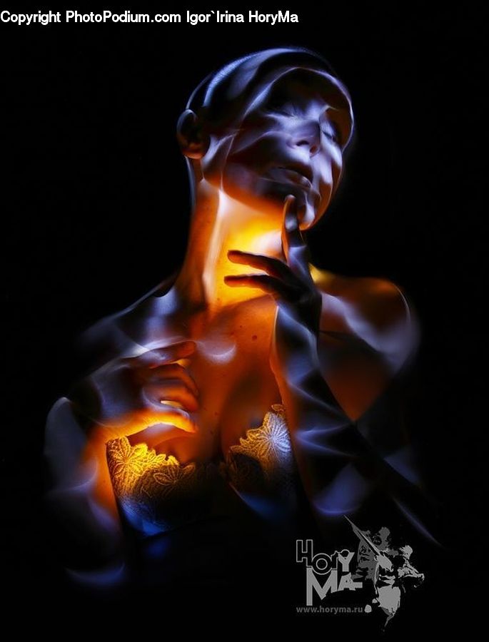 People, Person, Human, Fire, Fractal, Flyer, Poster