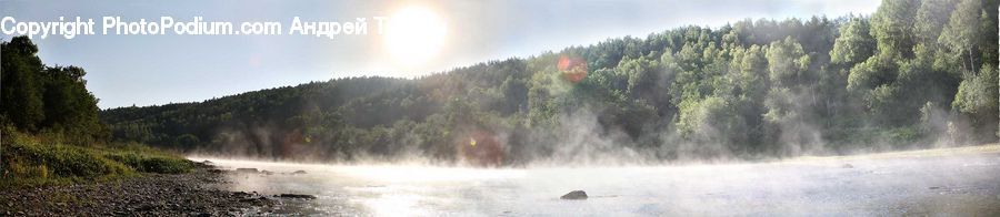Outdoors, Rainbow, Sky, Water, Flare, Light, Sunlight