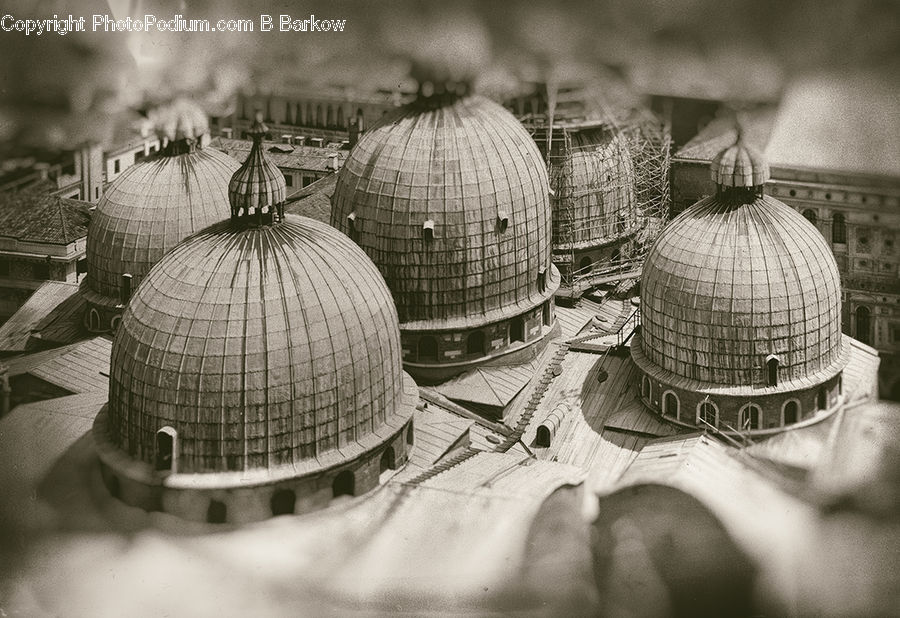 Globe, Planet, Sphere, Architecture, Dome, Column, Pillar