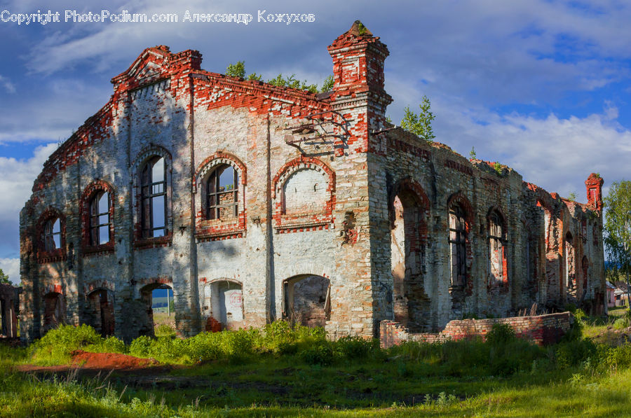 Ruins, Architecture, Castle, Fort, Housing, Monastery, Building