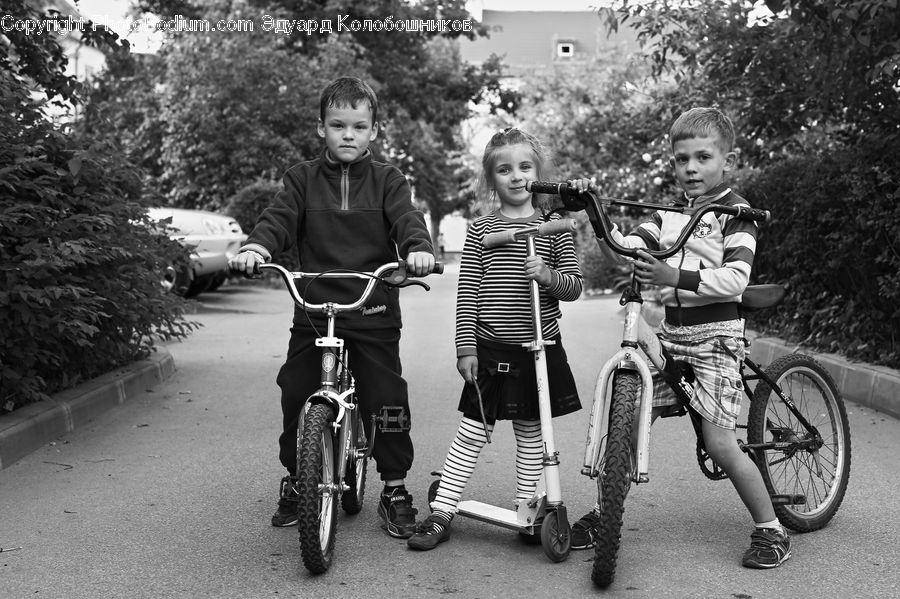 People, Person, Human, Tricycle, Vehicle, Bicycle, Bike