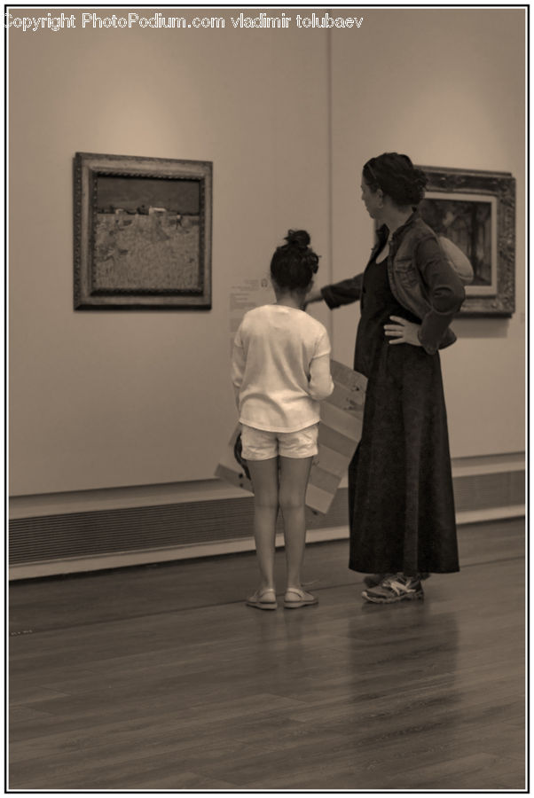 Human, People, Person, Art, Art Gallery, Coat, Hardwood
