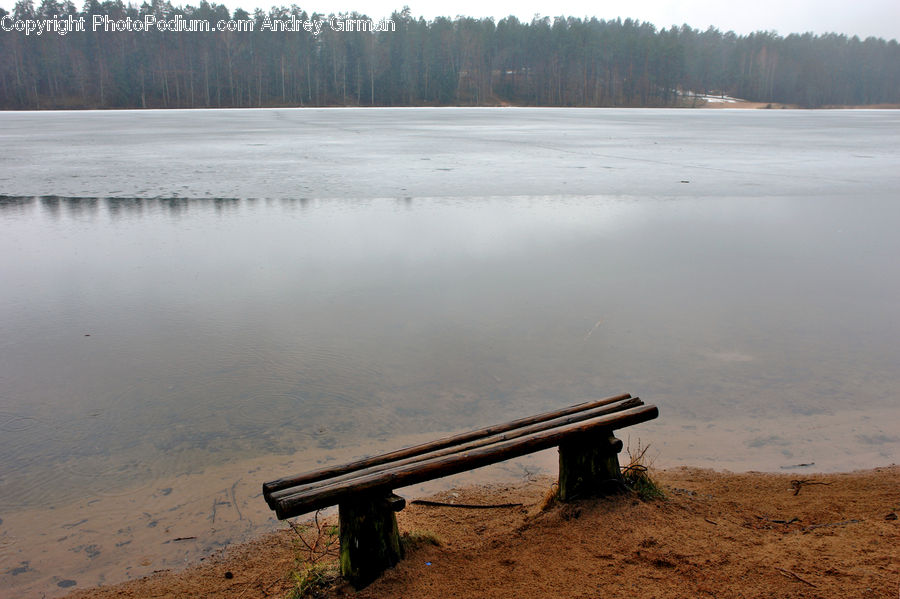 Bench, Park Bench, Landscape, Nature, Scenery