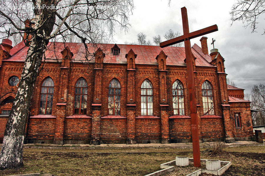 Brick, Architecture, Mansion, Church, Worship, Ruins, Building