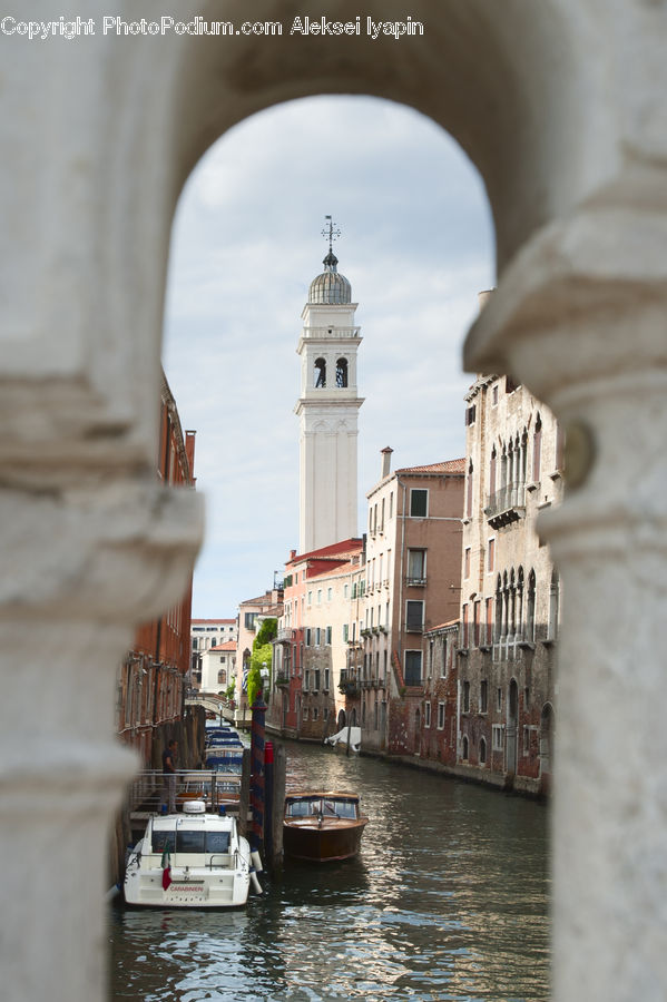 Ambulance, Van, Vehicle, Architecture, Tower, Boat, Watercraft