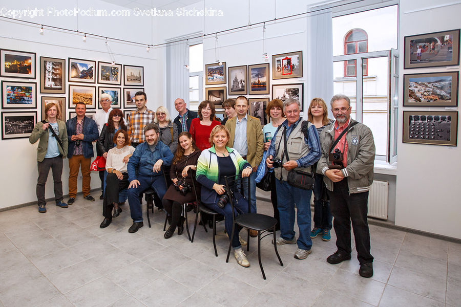 People, Person, Human, Classroom, Chair, Furniture, Art