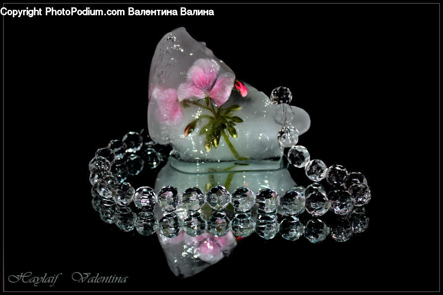 Glass, Accessories, Blossom, Flora, Flower, Plant, Crystal