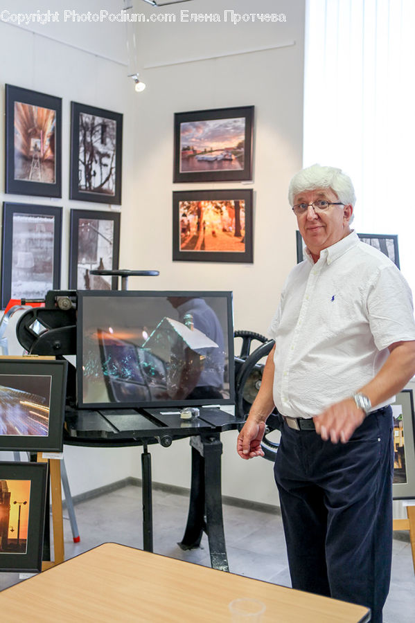 Human, People, Person, Art, Electronics, Monitor, Screen