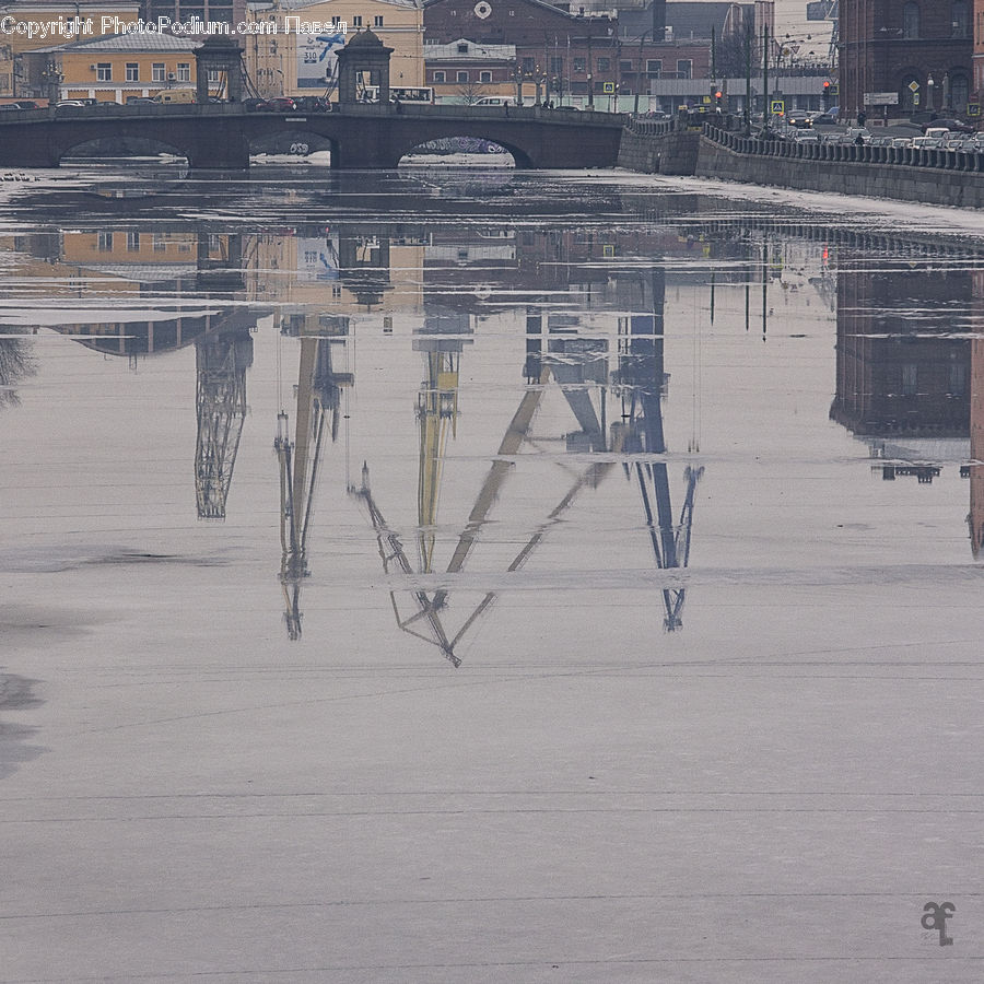 Diagram, Plan, Bridge, City, Downtown, Urban, Arch