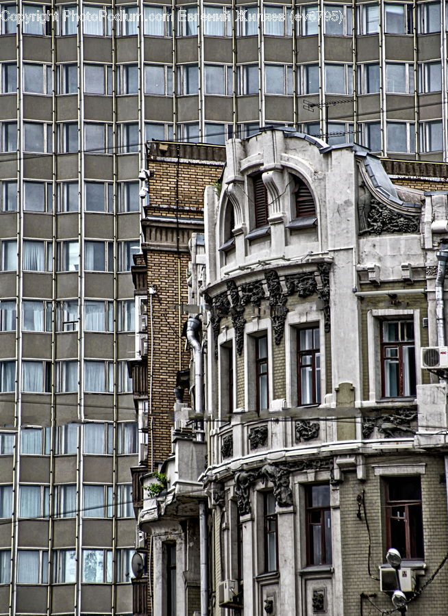 Window, Apartment Building, Building, High Rise, City, Downtown, Urban