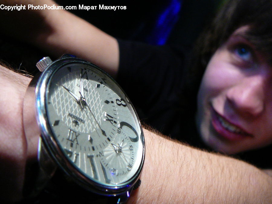 Compass, Stopwatch, Wristwatch, LED, Lighting, Spotlight, Nebula